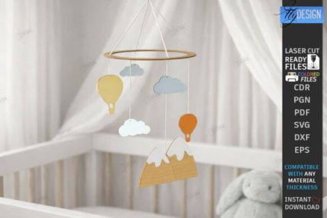 Paquete de móviles infantil para corte láser y CNC