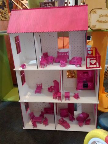 Casa de muñecas para corte láser y CNC — ideal para tableros A3 (420×300×3 mm)