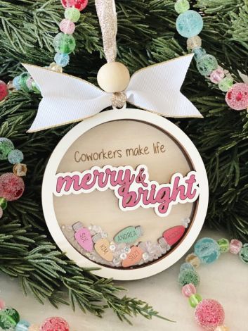 Adornos de Navidad SVG Personalizados | Archivo de Corte Láser para Regalos Creativos