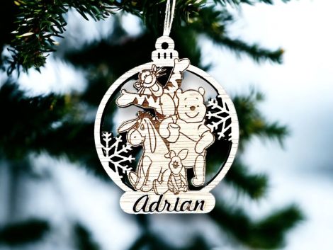 Bolas de Nochevieja Personalizadas con Personajes de Dibujos Animados - Decoración Festiva