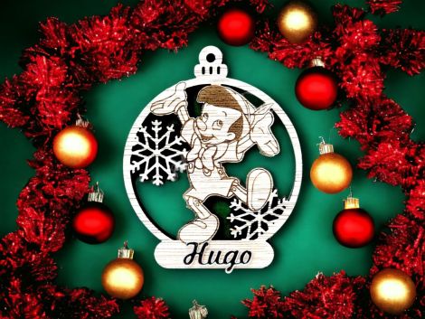 Bolas de Nochevieja Personalizadas con Personajes de Dibujos Animados - Decoración Festiva