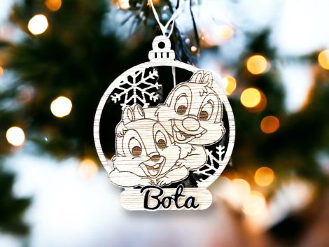 Bolas de Nochevieja Personalizadas con Personajes de Dibujos Animados - Decoración Festiva