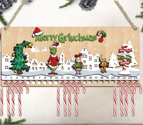 Paquete de Archivos SVG de Cortes Láser: Decoraciones Animadas de Navidad para Glowforge