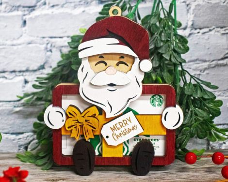 Tarjeta de Regalo Navideña - 5 Diseños de Personajes Únicos en SVG, PDF y AI para Corte Lá