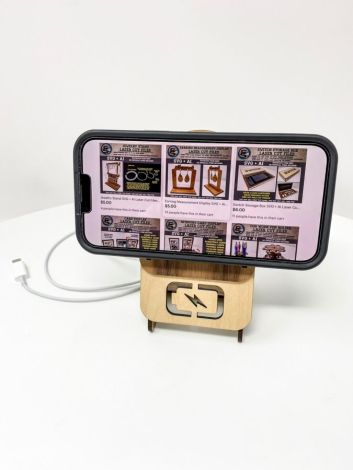 Archivos de Corte Láser SVG y Ai para Mag Dock de iPhone - Descarga Instantánea y Personal