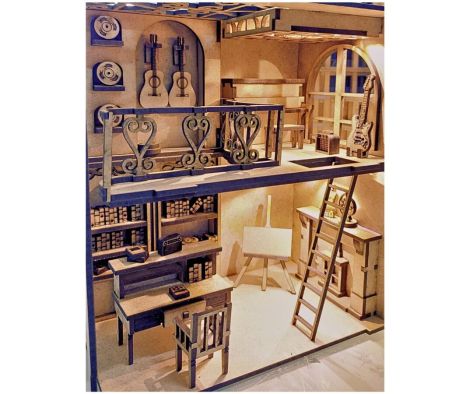 Kit DIY de rincón de lectura: archivos DXF y SVG para corte láser en madera contrachapada
