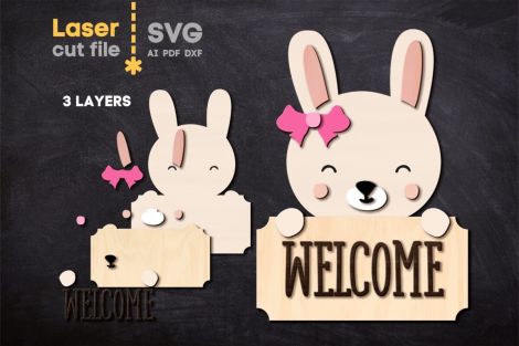 Paquete SVG Signo de Nombre de Bebé para Corte Láser Glowforge - Descarga Instantánea