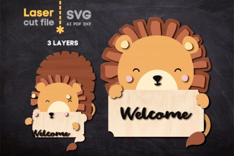 Paquete SVG Signo de Nombre de Bebé para Corte Láser Glowforge - Descarga Instantánea