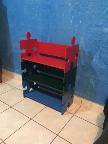 Repisas Creativas de Rompecabezas para Decoración