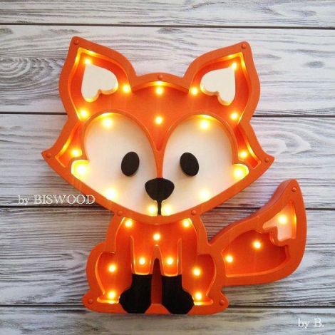 Lámpara de Zorro LED Decorativa