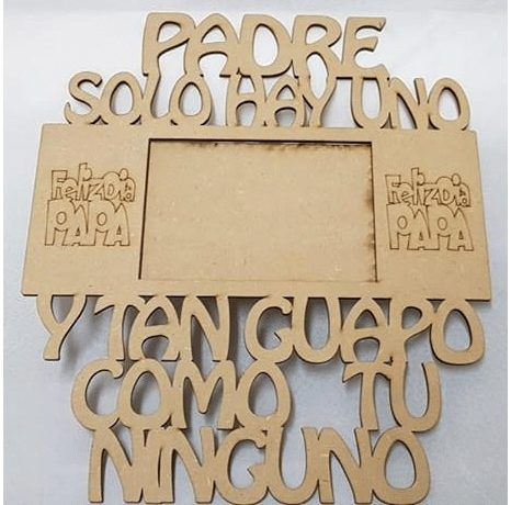 Portarretrato "El único padre"