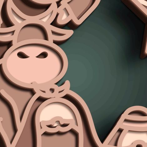 Escena de la Natividad 3D en MDF para Corte Láser | Decoración Navideña DIY Multicapa