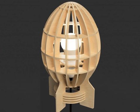 Lámpara Cohete: Ilumina tu Espacio con Estilo