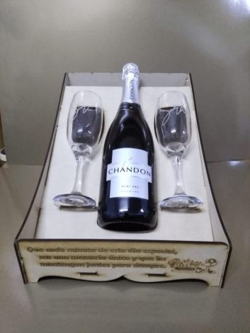 Caja Elegante para Champagne