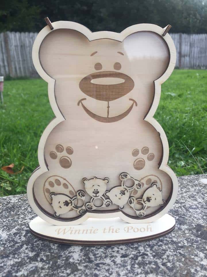 Oso de Peluche Sonriente Relleno de Ositos