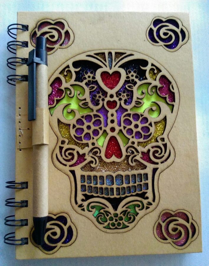 Libreta temática de Día de Muertos