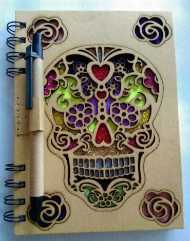 Libreta temática de Día de Muertos