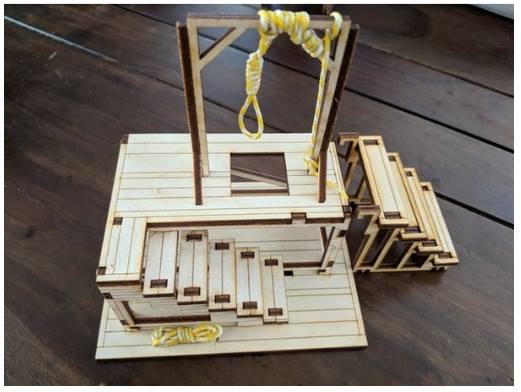 Réplica de Horca para Decoración y Eventos