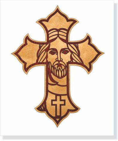 Cruz con imagen de Jesús