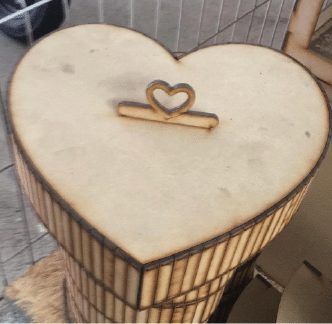 Caja de Corazón Decorativa 2