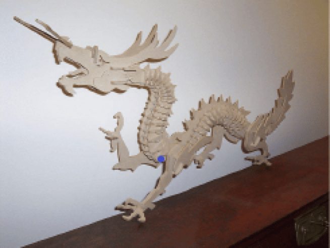 Modelo de Dragón 3D Realista
