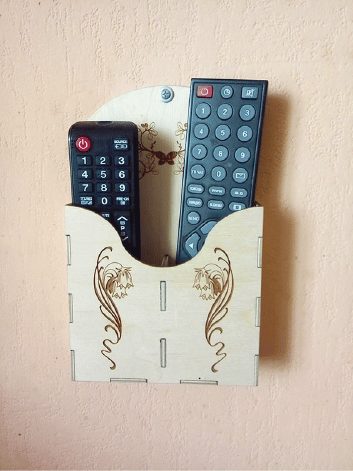 Caja organizadora para controles remotos