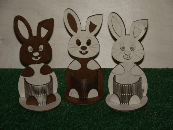 Lapicera con diseño de conejo