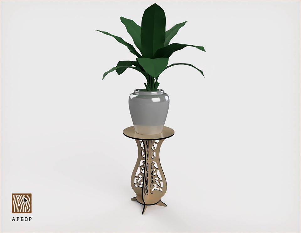 Mesa decorativa para floreros