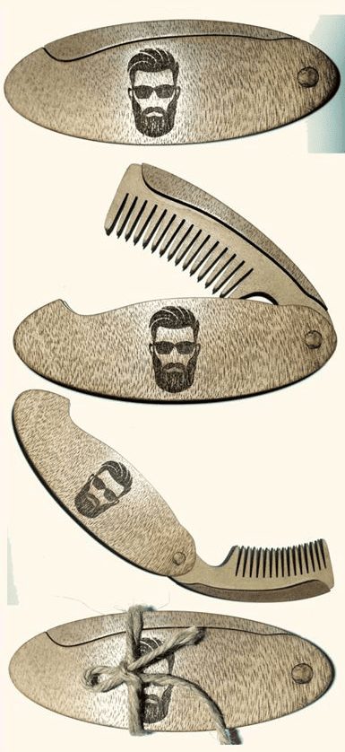 Peine de Madera Portátil para Cabello