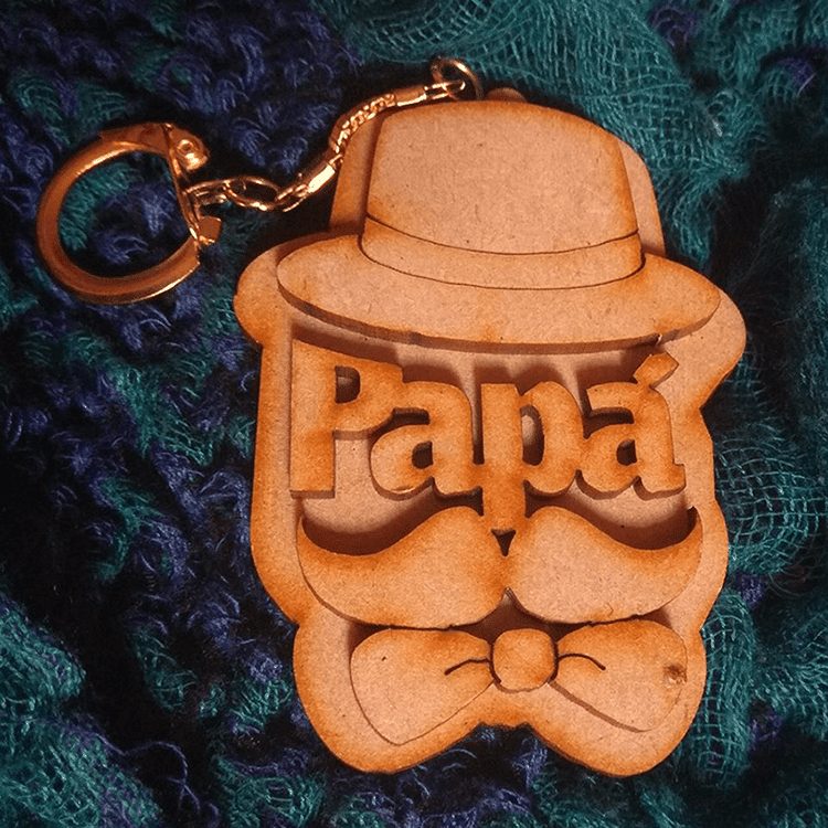 Llavero personalizado para papá