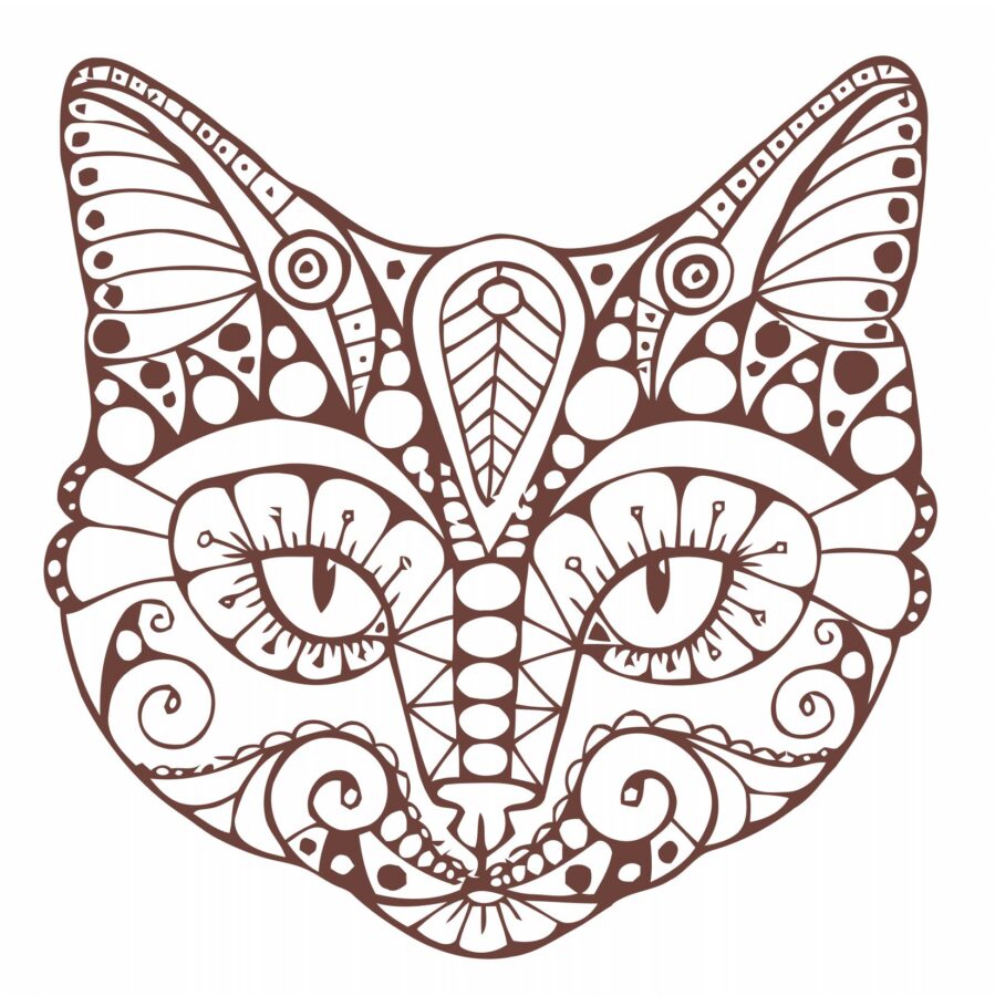 Gato con Grecas: Diseño Único y Elegante