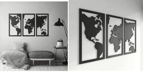 Cuadros Decorativos "Mundo" para Tu Hogar