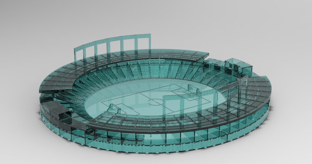 Estadio de Fútbol Circular: Innovación en Diseño Deportivo