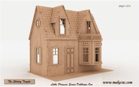 Casa de muñecas con balcón: diseño y creatividad