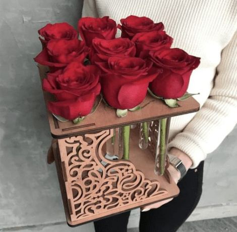 Base decorativa para rosas