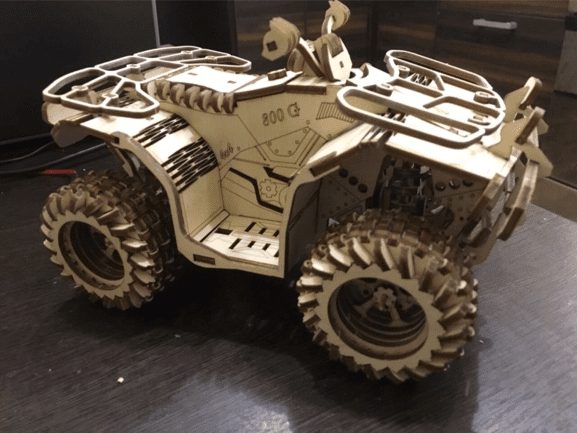 Cuatrimoto 3D: Diseño y Modelado Detallado
