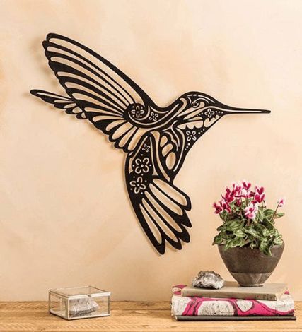 Ornamento Colibrí: Elegancia Natural para tu Decoración