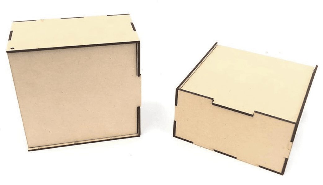 Caja Cuadrada Multifuncional para Almacenamiento
