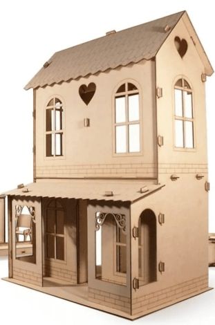 Casa con Pórtico Elegante: Diseño y Estilo