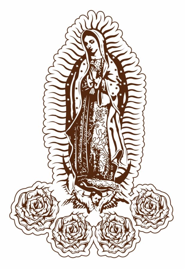 Virgen María con Rosas: Simbolismo y Devoción