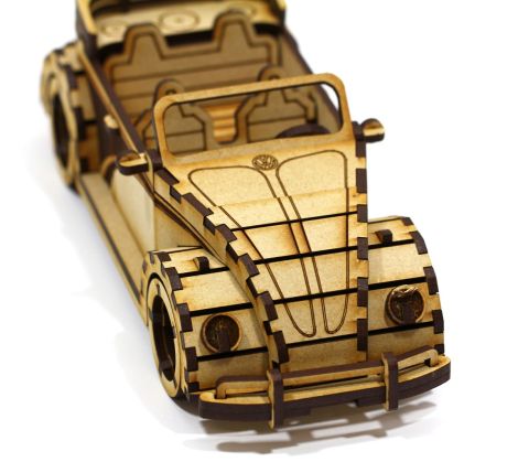 Auto descapotable en 3D