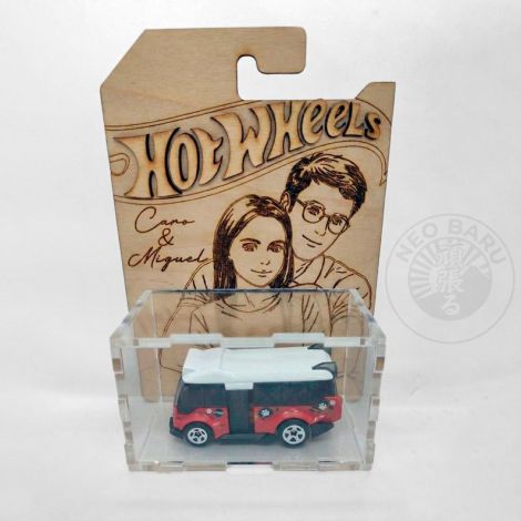 Estuche San Valentín Hot Wheels para corte láser y CNC
