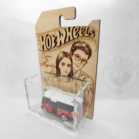 Estuche San Valentín Hot Wheels para corte láser y CNC