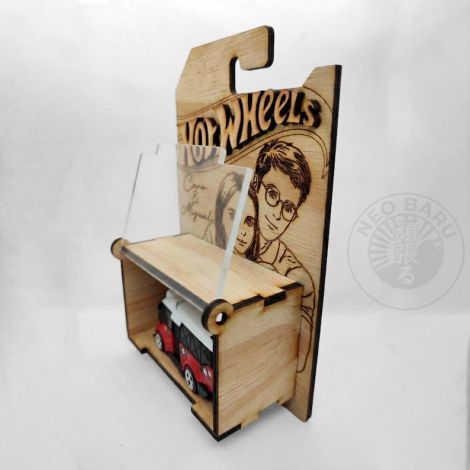 Estuche San Valentín Hot Wheels para corte láser y CNC