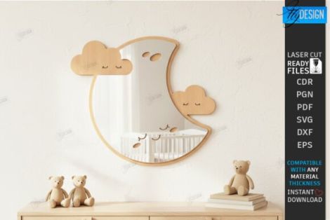 Espejo adhesivo unidireccional para habitación infantil