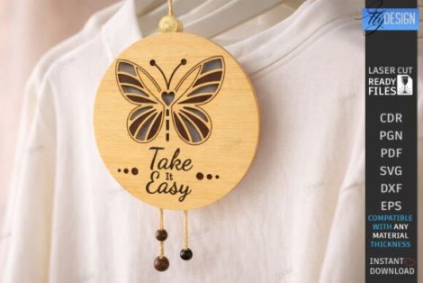 Decoración Día del Padre para corte láser y CNC, incluye archivos SVG y DXF