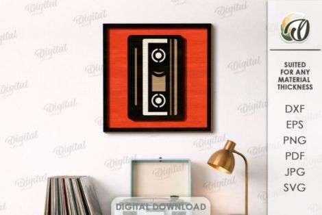 Decoraciones musicales para corte láser CNC ideal para bricolaje y manualidades