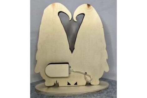 Gnomos San Valentín para corte láser y CNC, archivos SVG y DXF