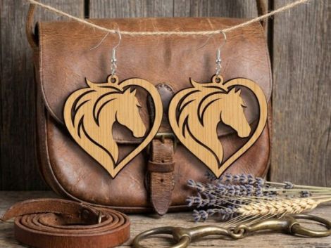 Corazón de animal para corte láser y CNC, decoración para manualidades