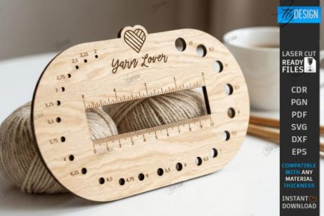 Medidor para corte láser y CNC, accesorio ideal para tejer